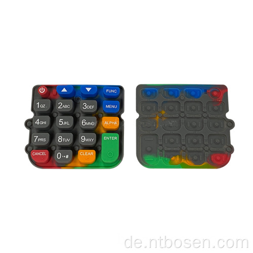 Benutzerdefinierte POS -Silikon -Gummi -Tastatur -Klemme PAX S80